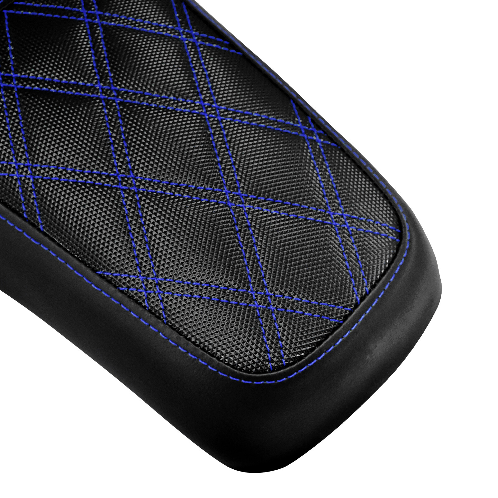 Driver Passenger Seat Step Up W/ Blue Diamond For Harley Street Bob FXDB 06-17