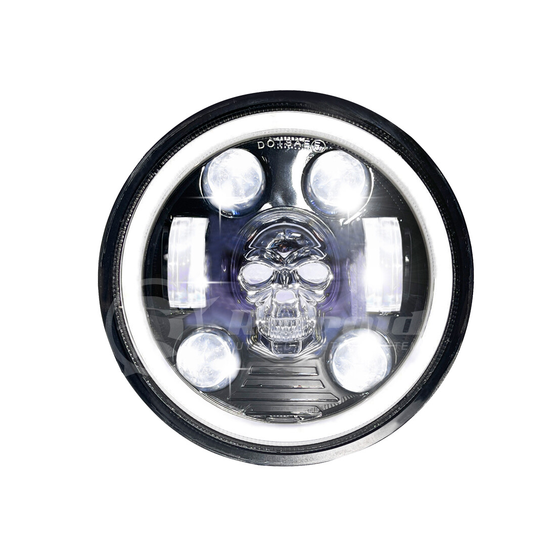 Brightest 5-3/4″ 5.75″ inch LED Projector Headlight DRL for Harley Motorcycle