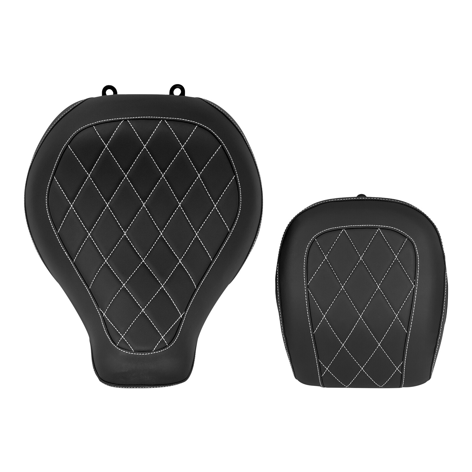 Driver Passenger Seat w/ White Stitching For Harley 23-24 Breakout 18-23 Fat Boy