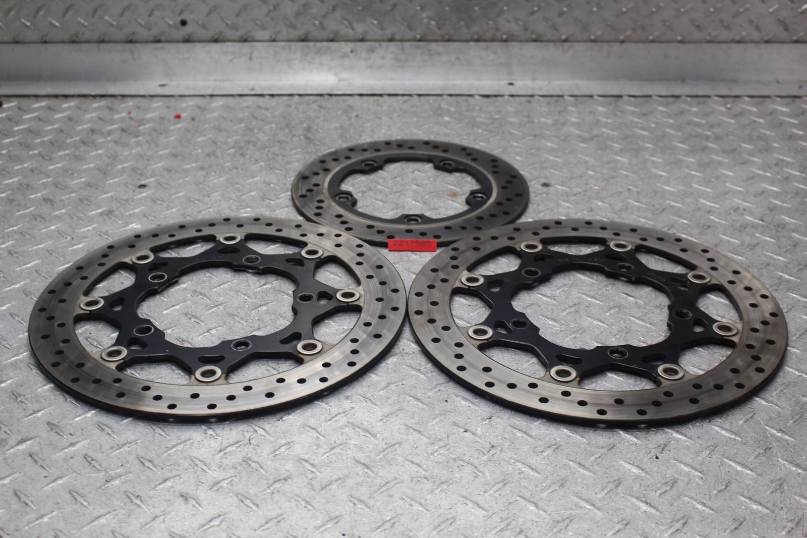 2007 SUZUKI BANDIT 1250S GSF1250S FRONT BRAKE DISC ROTOR SET 59210-44G11