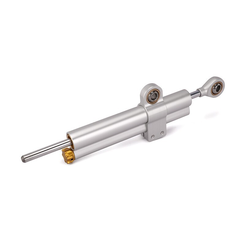 24.5cm/9.6in Motorcycle Steering Damper Stabilizer,CNC Alloy Steering Damper