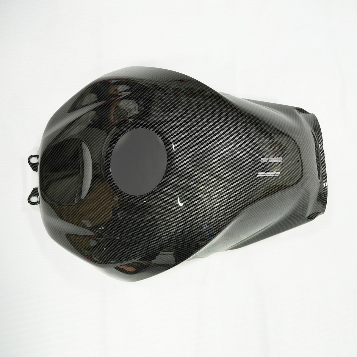 Black Carbon Fiber Fairing Kit +Tank Cover+Bolt For Suzuki GSXR600/750 2004-2005