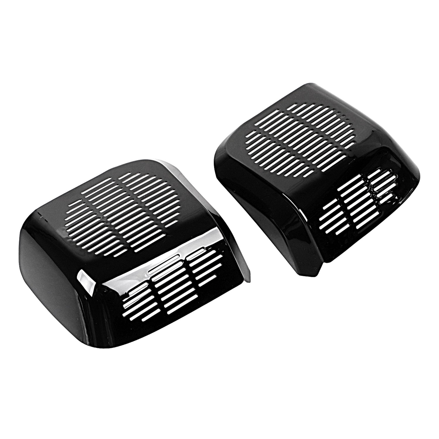 Gloss Black Rear Speaker Covers For Honda Goldwing 1500 GL1500 1988-2000 89 90