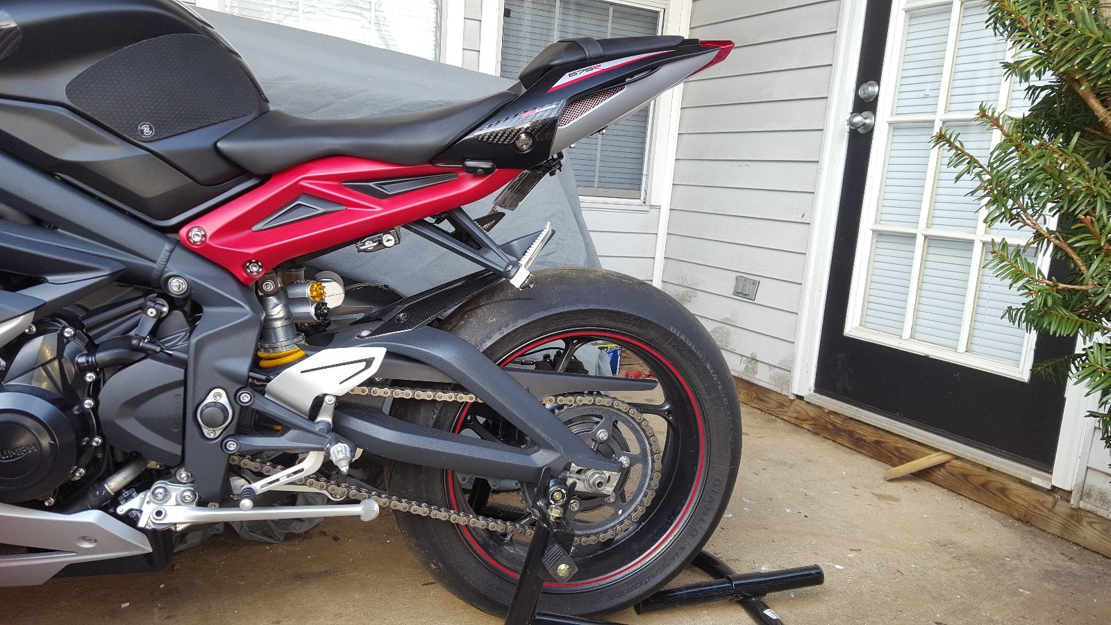 Fender Eliminator Tail Front Facing Black KAWASAKI ZX6R ZX-6R 2019 – 2025