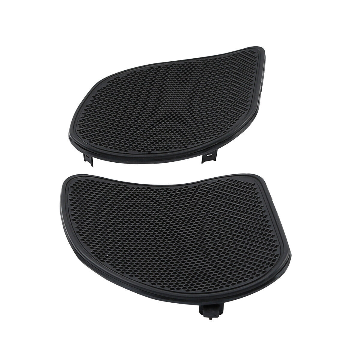 Black Front Fairing Speaker Grilles Mesh Covers Fit For Harley Road Glide 15-23