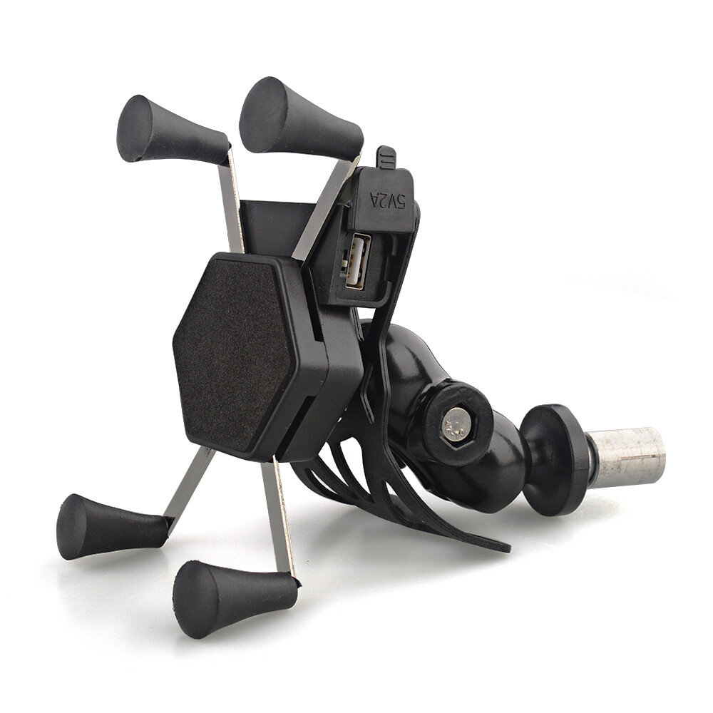 GPS Phone Holder Mount Bracket For KAWASAKI ZX6R NINJA 1000 ER6F Z1000SX ZG1400