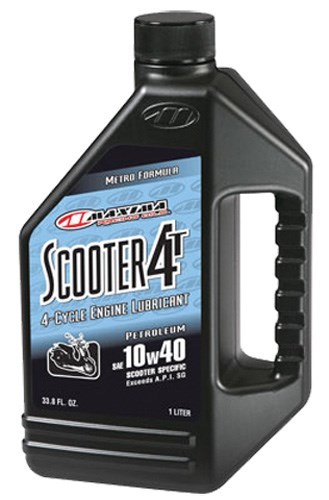 New Maxima Racing 4T Scooter Oil 10W40 4 Cycle Engines 1 Liter 11901