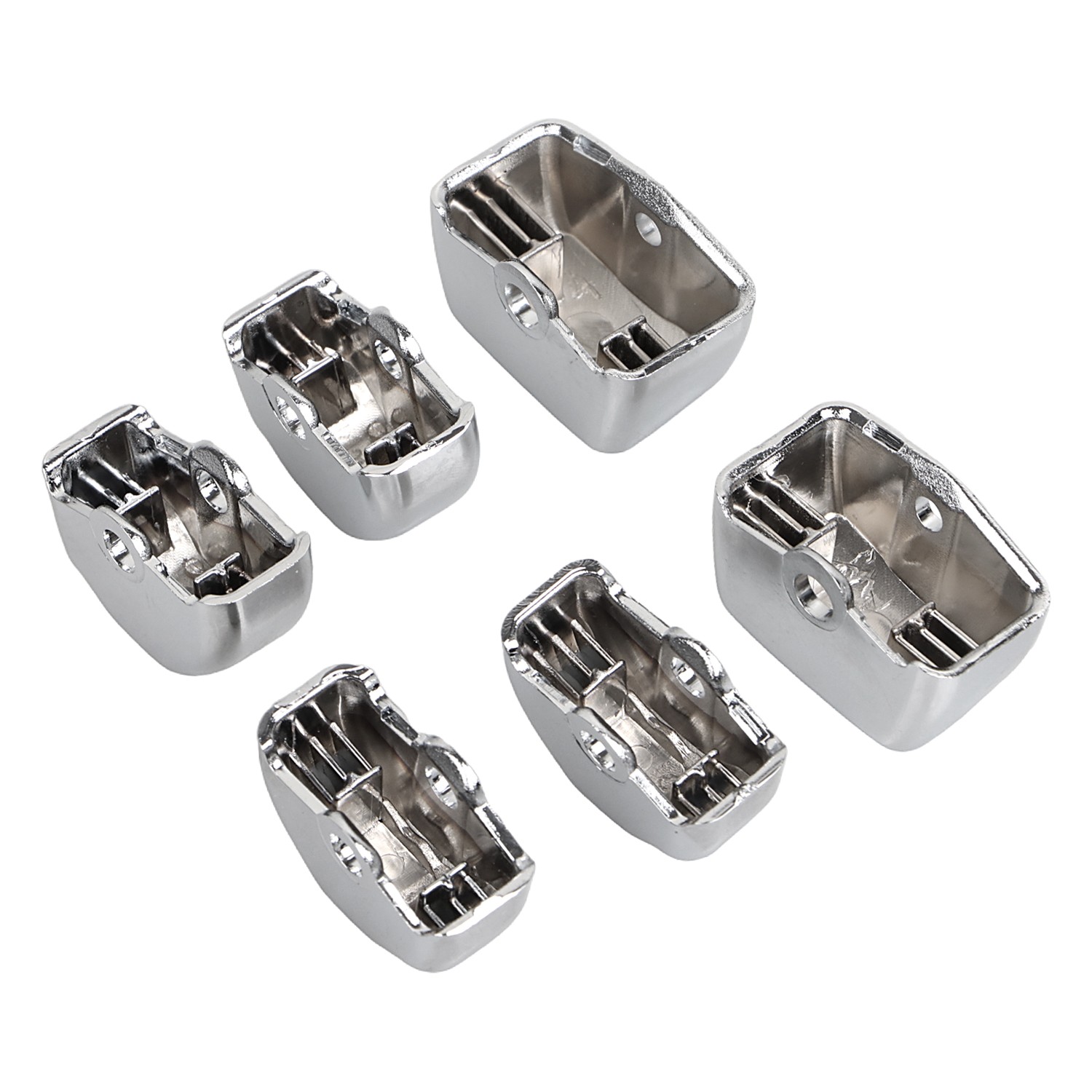 Chrome ABS Switch Housing Button Cap For Harley Softail Dyna Fat Bob Low Rider