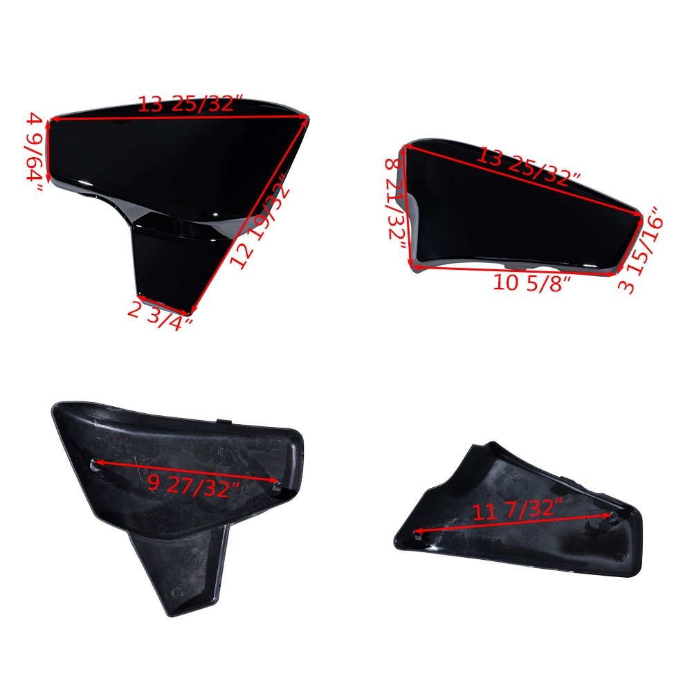 Left Right Battery Side Cover Panel Fairing for Honda Shadow VLX 600 1999-2008