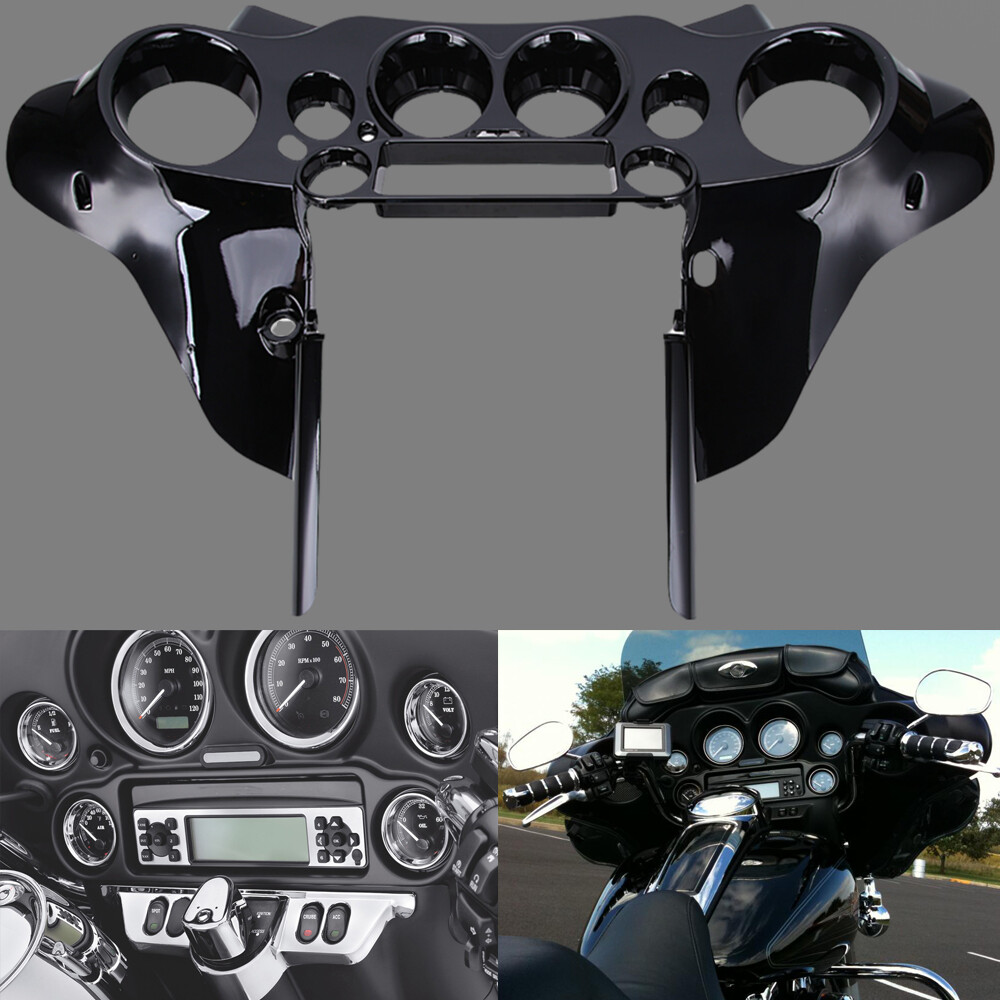 Vivid Black Inner Outer Fairing/Switch Cap For Harley Electra Street Glide 96-13