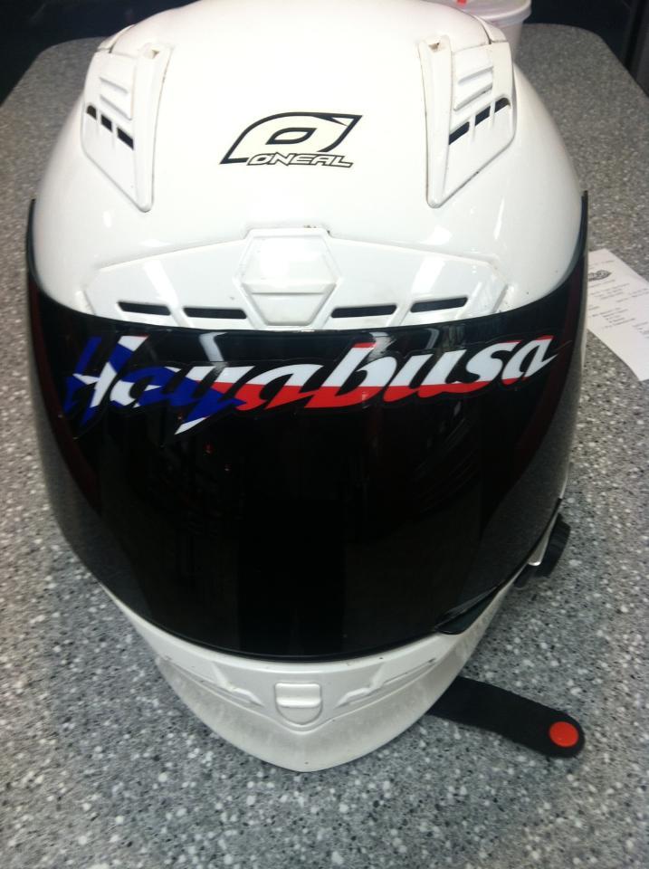 2 Custom Puerto Rico Rican Hayabusa 1300 Emblem Decals Stickers Flag