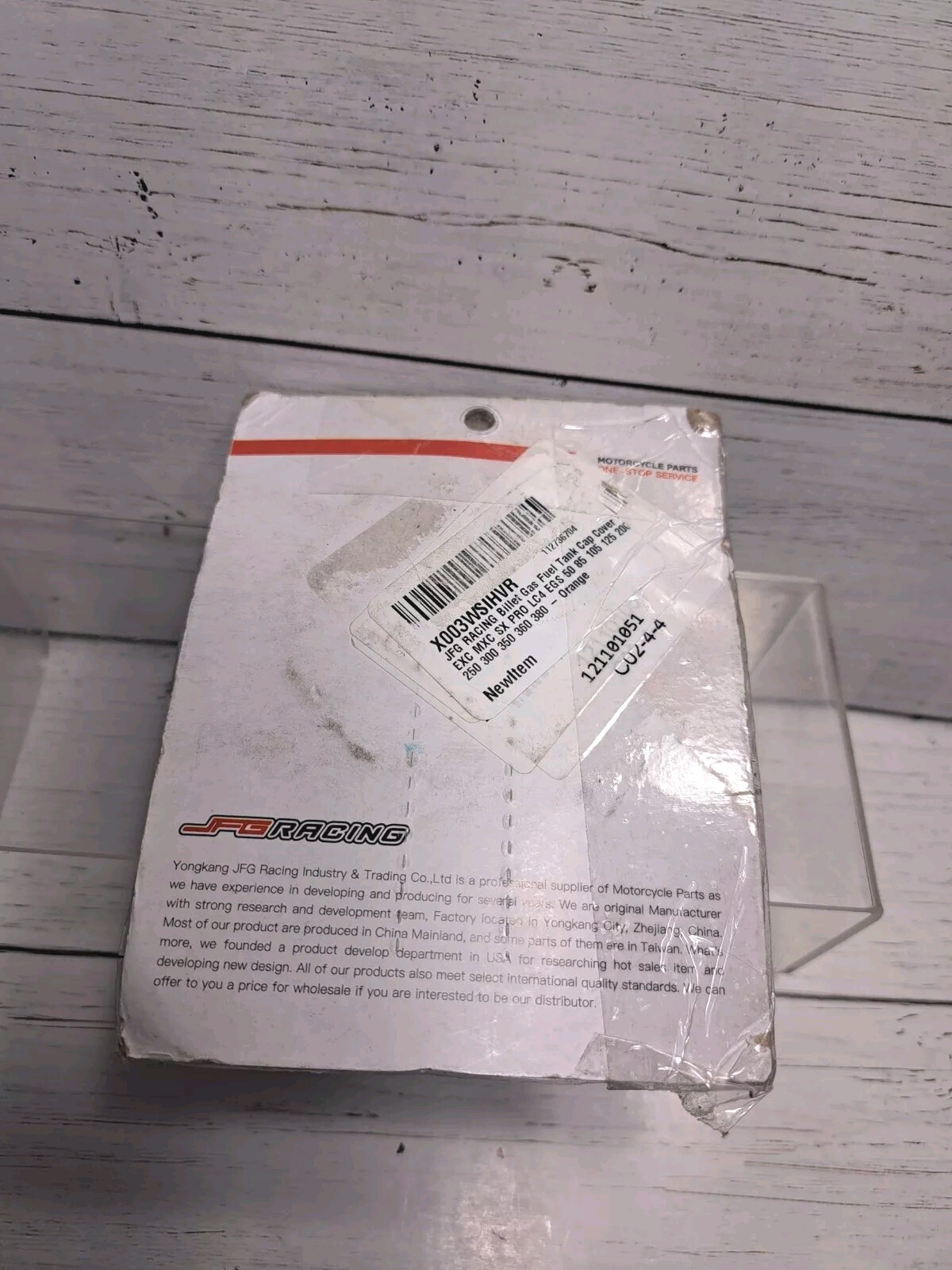 JFG RACING Billet Gas Fuel Tank Cap Cover EXC MXC SX PRO LC4 EGS 50 85 Missing H