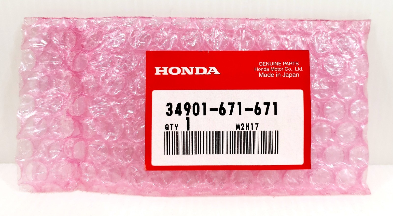 Genuine Honda CH80 XR600R OEM 12V5W2CP Taillight Plate Bulb 34901-671-671 New