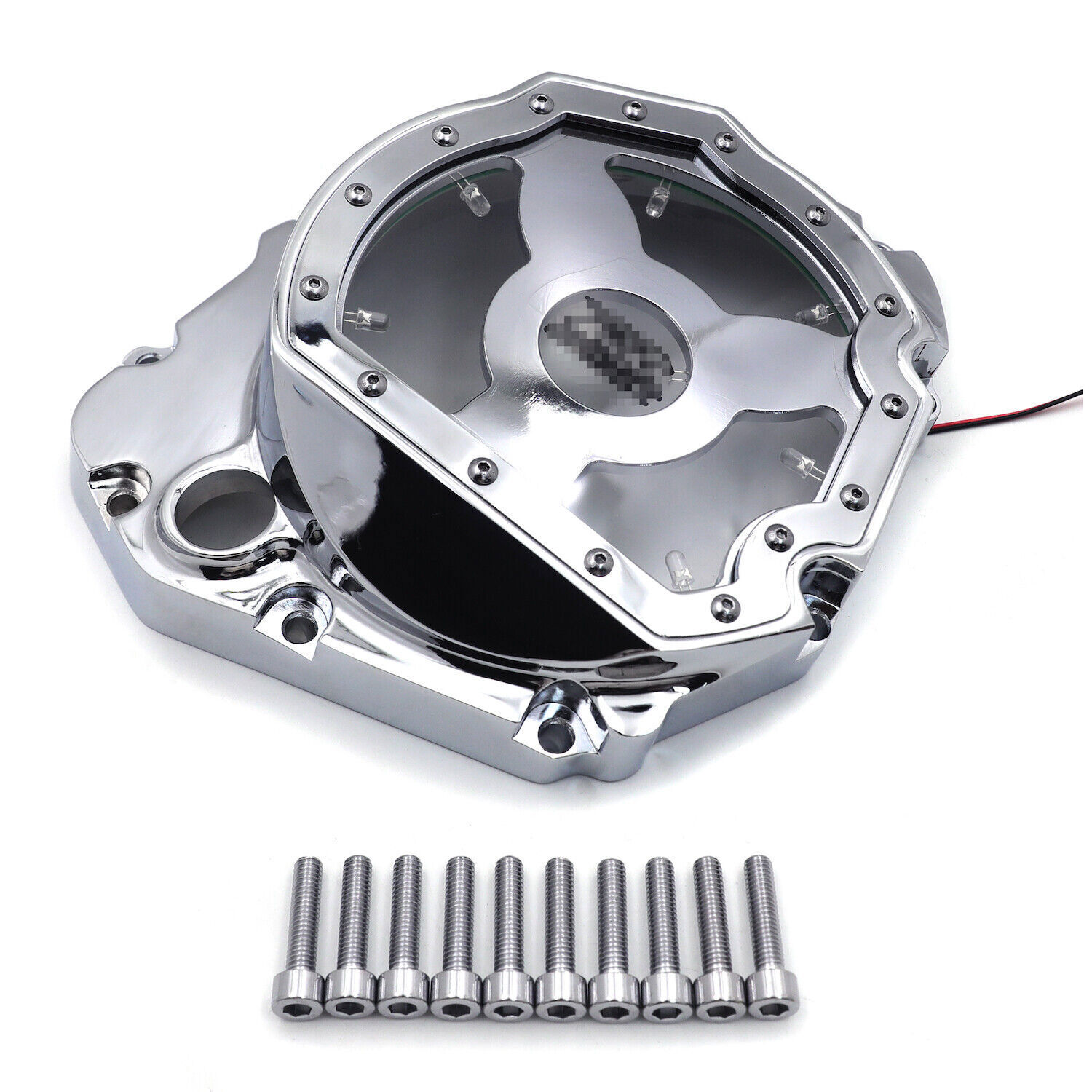 LED Engine Clutch Side Case Cover for Suzuki GSXR600 GSXR750 GSXR1000 2001-2005