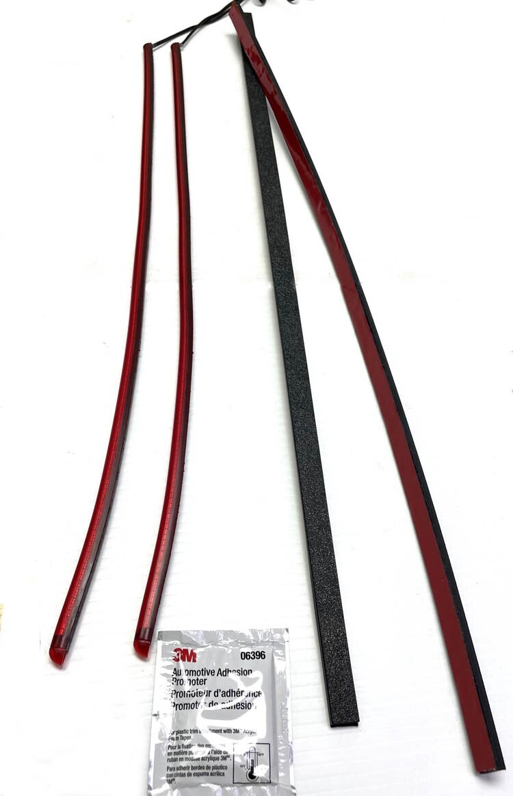 Bagger Stretched Fender Flex LED Taillight Strip Kit, 22″, Smoked Lens, Pair