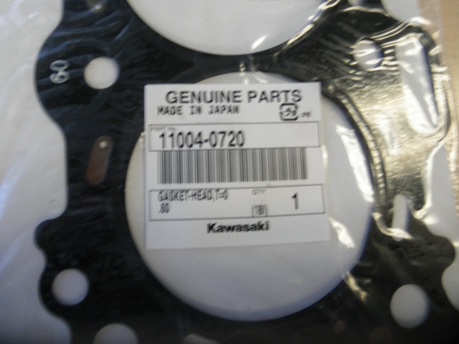 Kawasaki Motorcycle – 11004-0720 – Head Gasket, 0.60mm