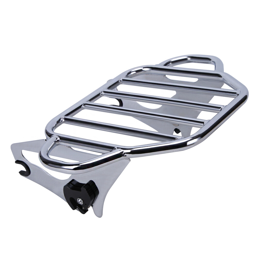 09-24 Detachable Two Up Luggage Rack For Harley Touring Street Glide Road Glide