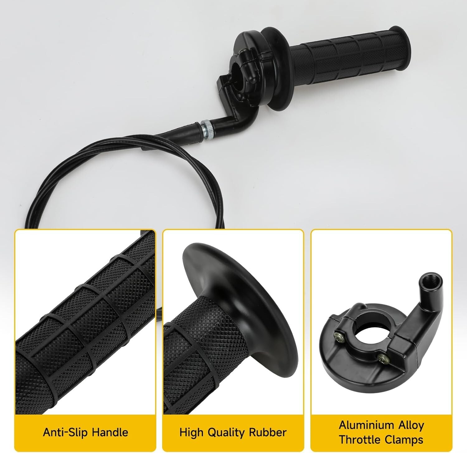 All-in-One 7/8″ Throttle Kit for Predator & Coleman Mini Bikes, Easy to Install