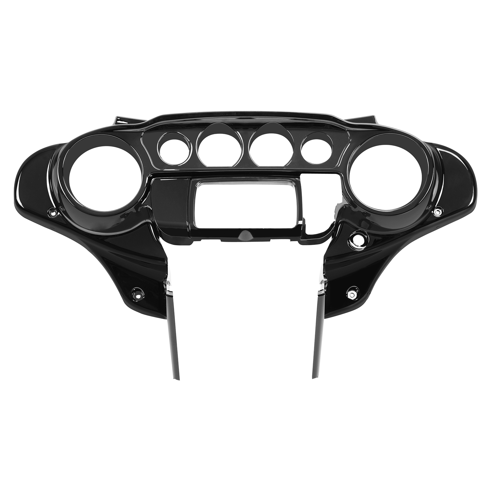 Vivid Black Batwing Inner Fairing Fit For Harley Touring Street Glide 2014-2024