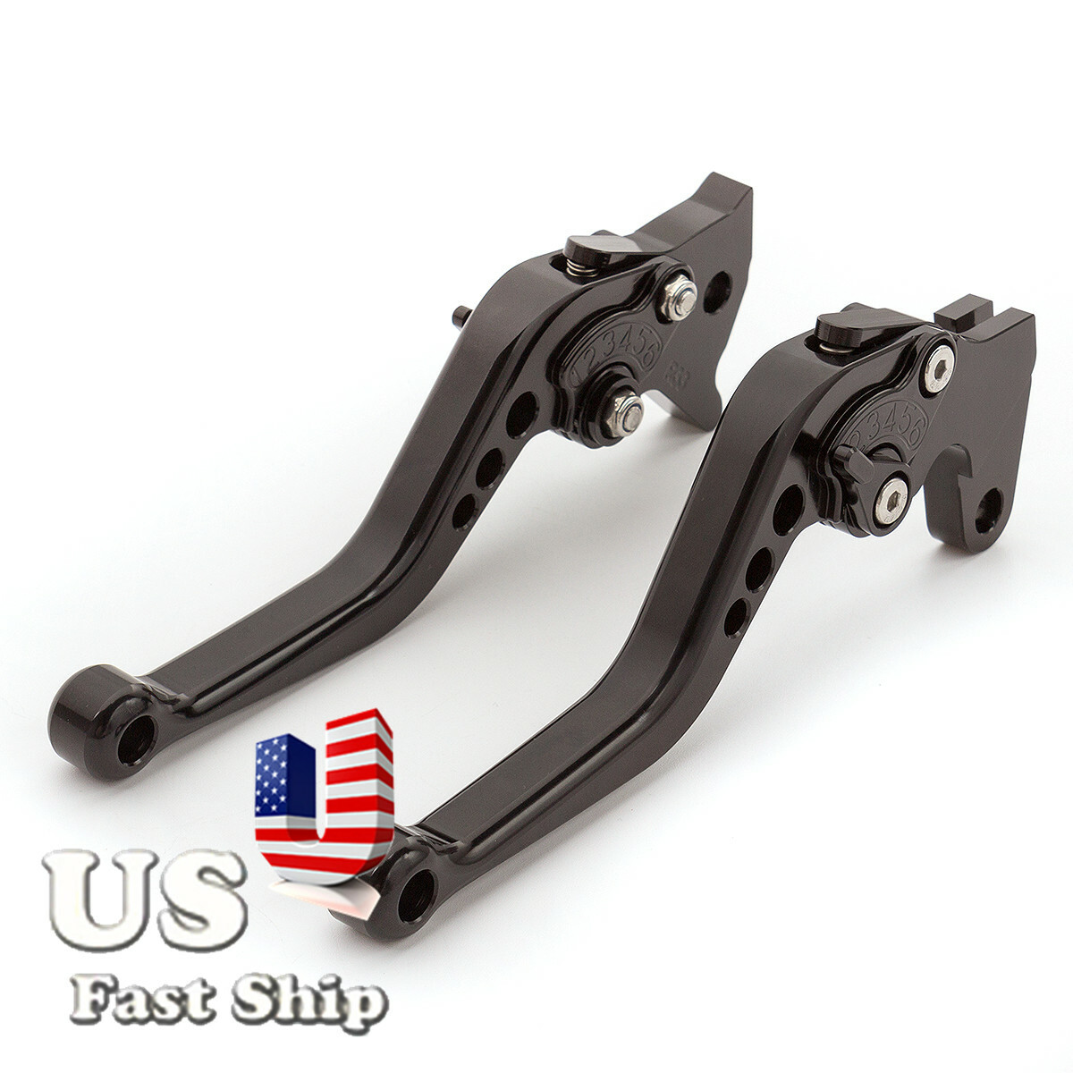 CNC Short Brake Clutch Lever w/Grip For YFM700 RAPTOR 700R YFZ450 YFZ450R 09-20