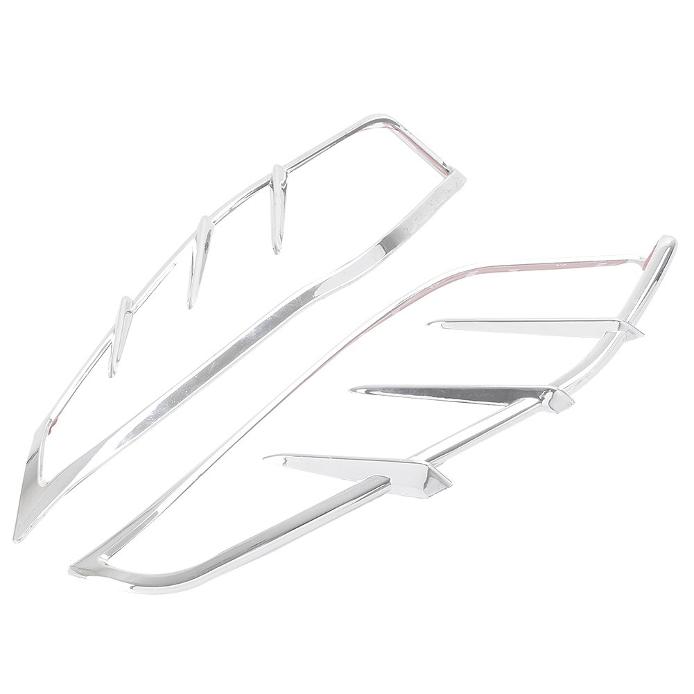 Pair Chrome Mid-Frame Deflectors Trim Fit Harley Touring 2009-2016 2015 2010 14