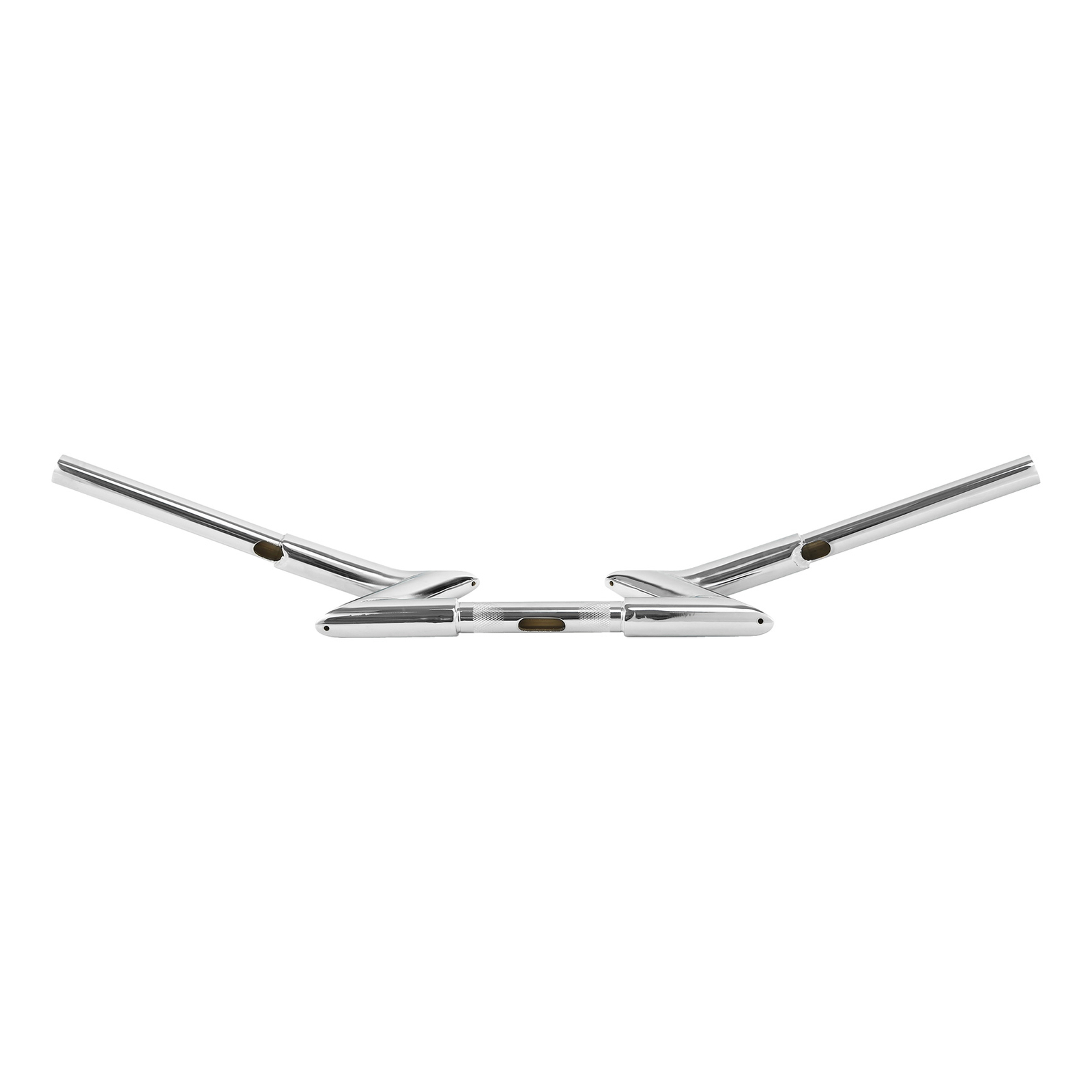 Chrome 1.25″Z-Bar 4″ Rise Dimpled Drilled Handlebar Fits For Harley Chopper