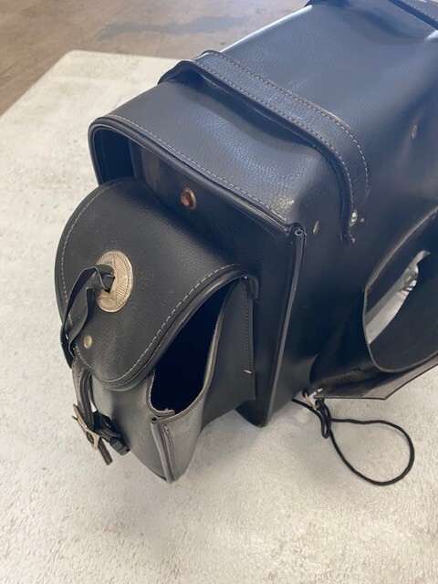 SYNTHETIC LEATHER SISSY BAR BACKREST BAG FOR HARLEY DAVIDSON