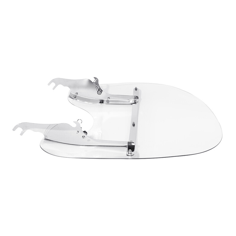 Clear Windshield /Mount Bracket Fit For Harley Heritage Softail Fatboy 2000-2017
