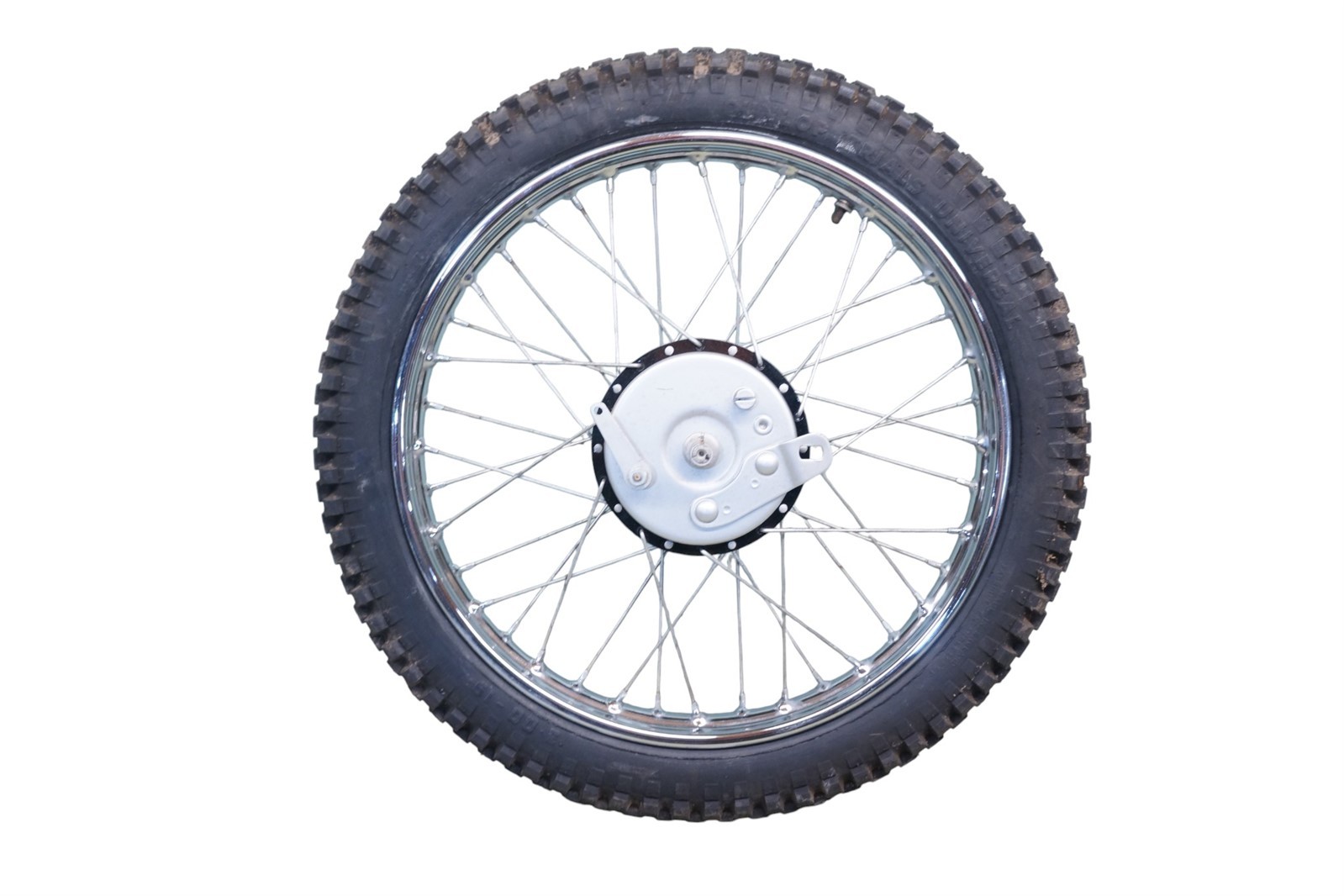 TRIUMPH T20 T 20 TIGER CUB FRONT WHEEL WITH PANEL AND AXLE MB9 W1002 *2528A