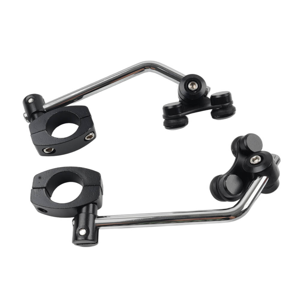 1 Set Universal Motorcycle Windshield Mounting Hardware Kit Metal For 25MM Bars