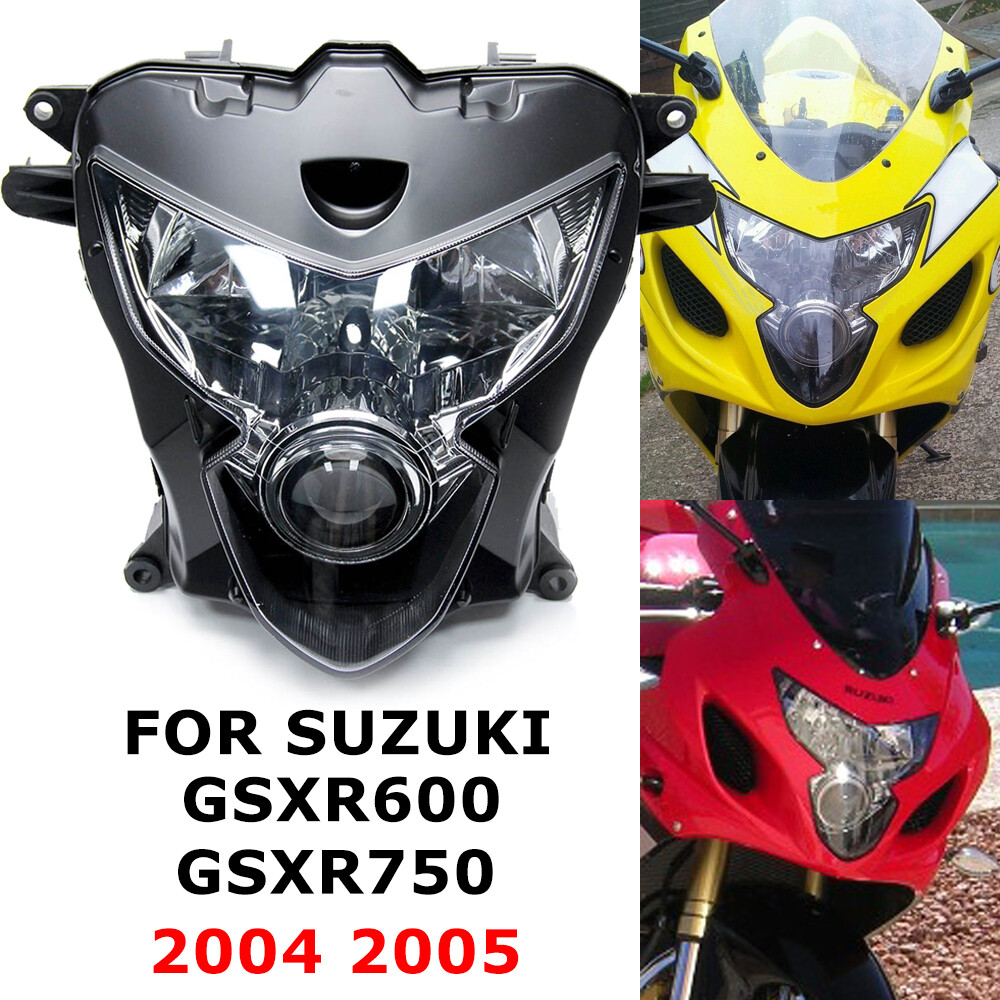Clear Head Light Lamp Housing Assembly For Suzuki GSX-R600 GSXR750 600 2004 2005