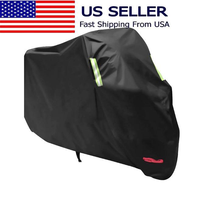 M Black Motorcycle Bike Storage Cover Outdoor Dust Waterproof For Honda Grom 125