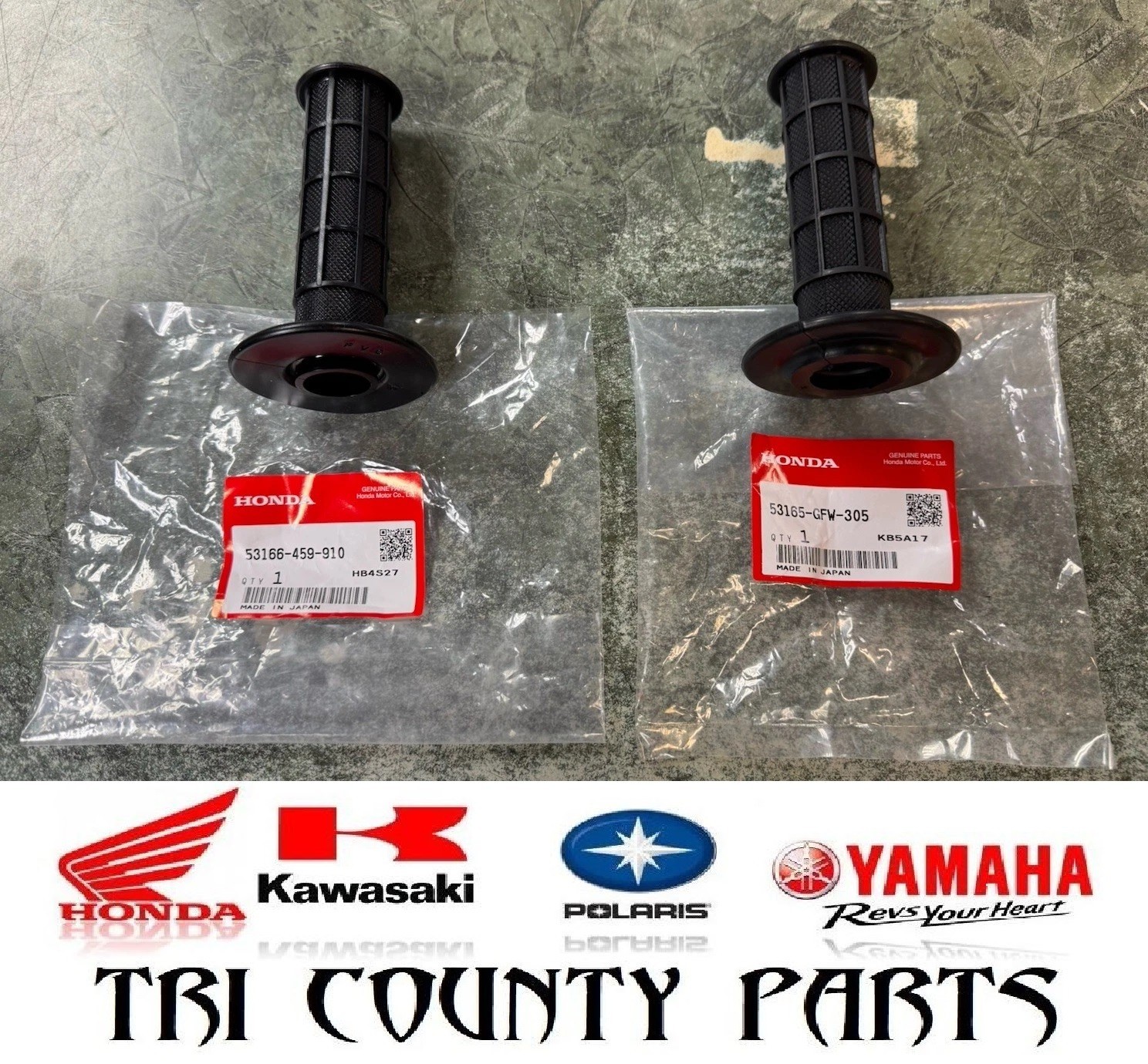OEM Honda Grip Set No Throttle Tube CR CRF CT XL XR 53165-GFW-305 53166-459-910