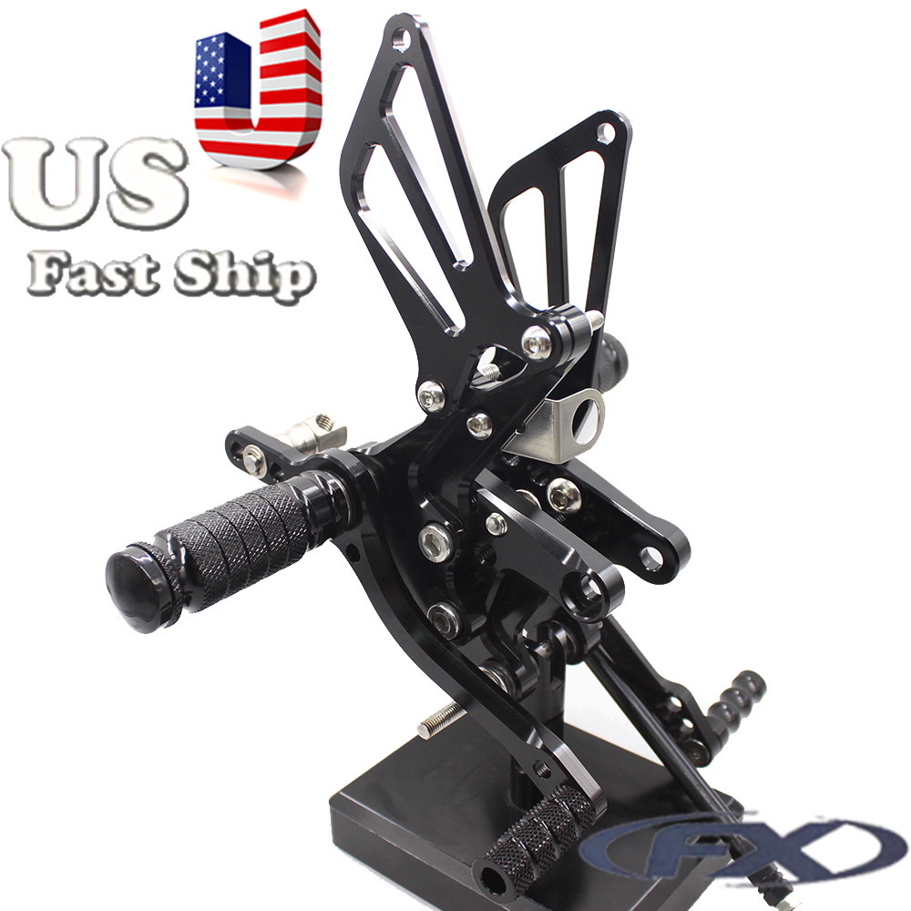Motorcycle Footrest Foot Peg Rearsets for CBR600 GSXR 600 YZF R1 CBR954 MT07 R6