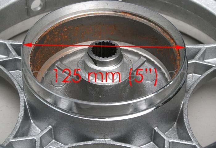Alluminum 10″ Rear Rim 2.50 x 10 for 150cc TPGS-811 Gas Scooter DOT PART12M037
