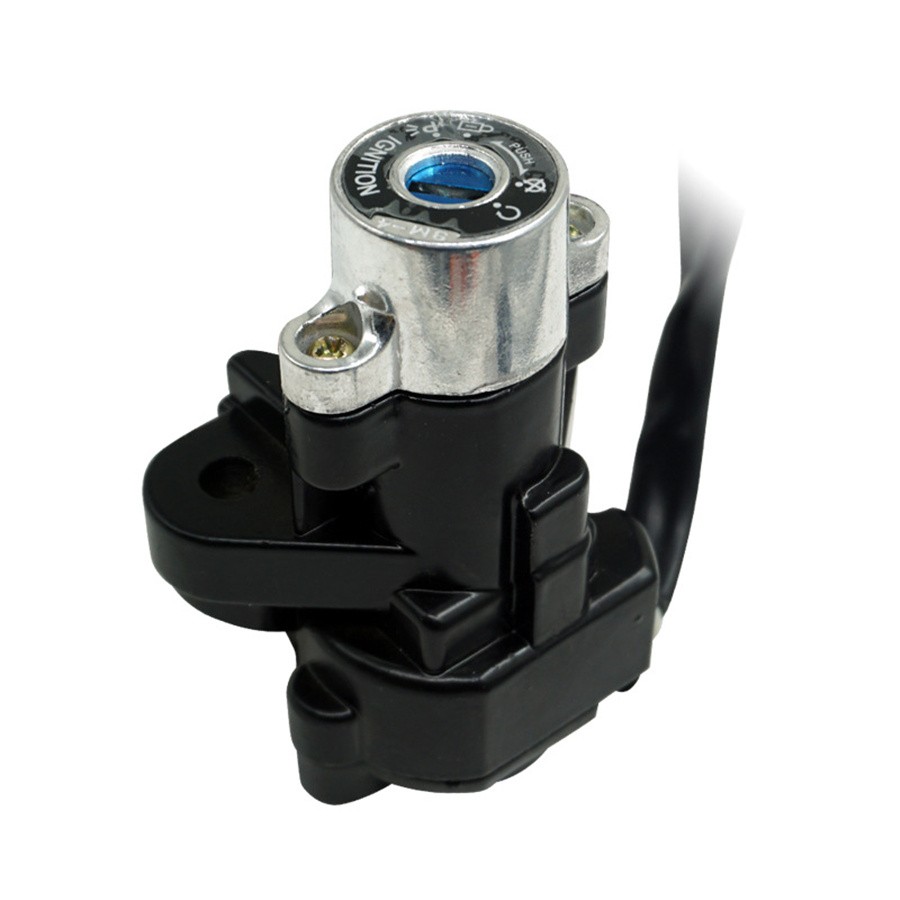 Motorcycle Aluminium Alloy Modified Ignition Key Lock Set Kit Switch Universal