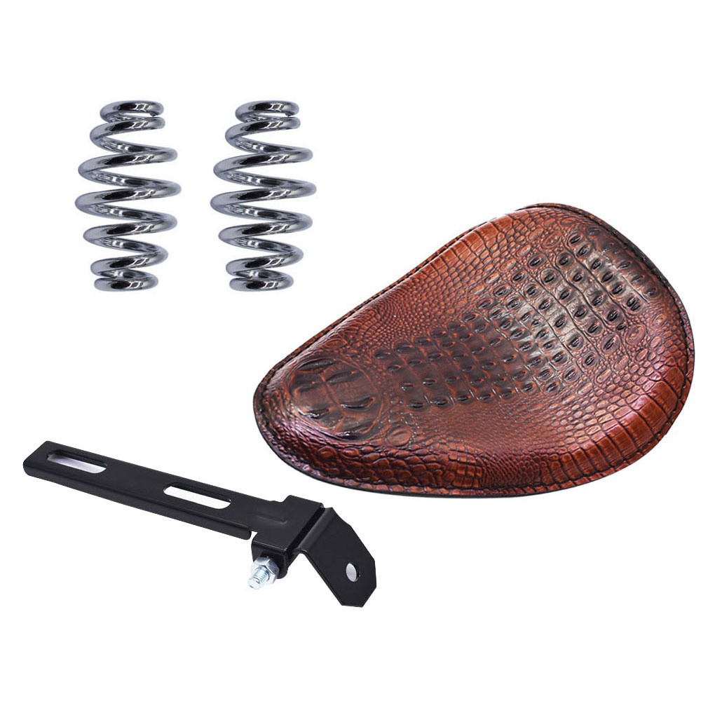 Bobber Motorcycle Solo Seat Spring Black For Honda Shadow Spirit ACE VT 1100 750