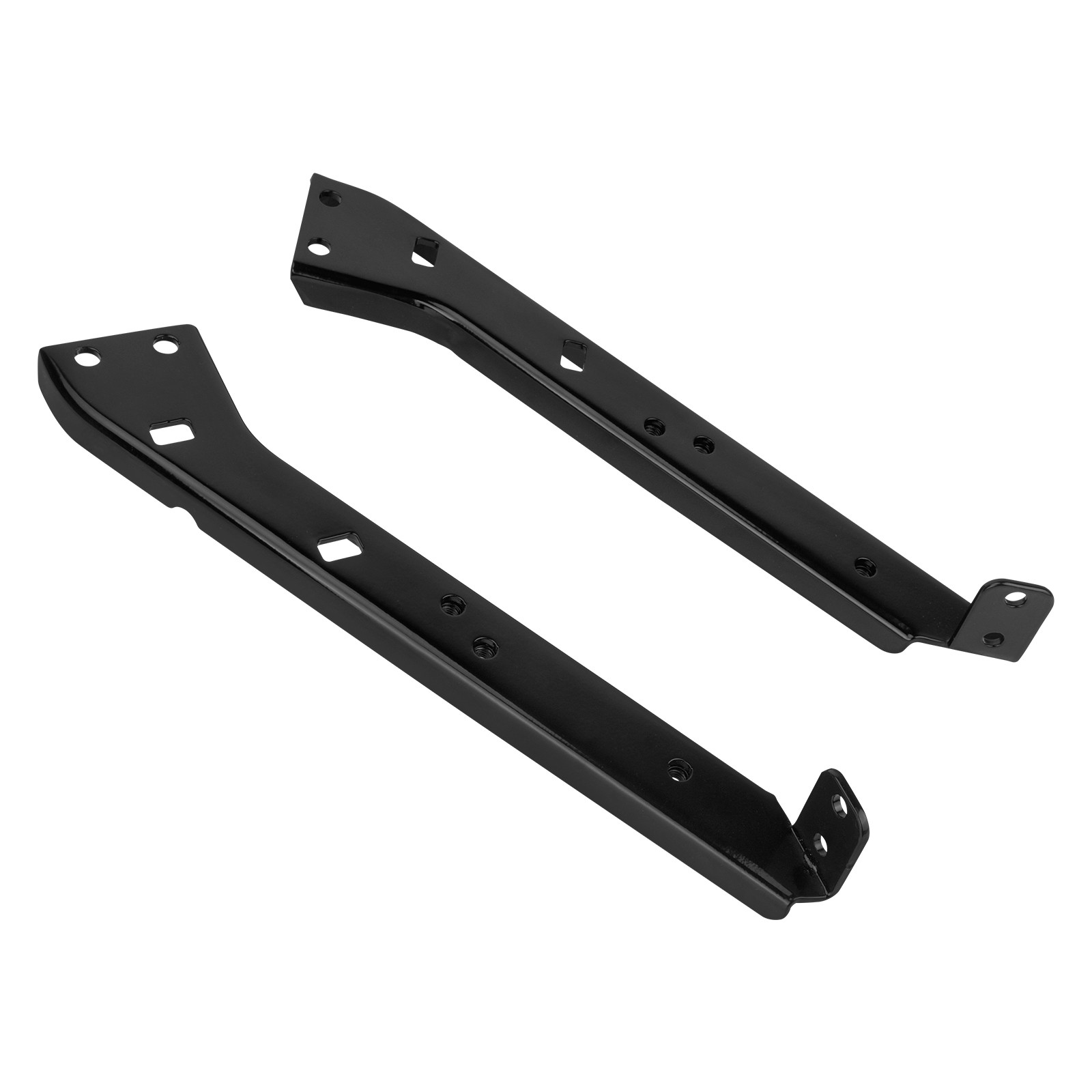 Saddlebag Rail Support Bracket Black For Touring Road King Road Glide 1985-2008