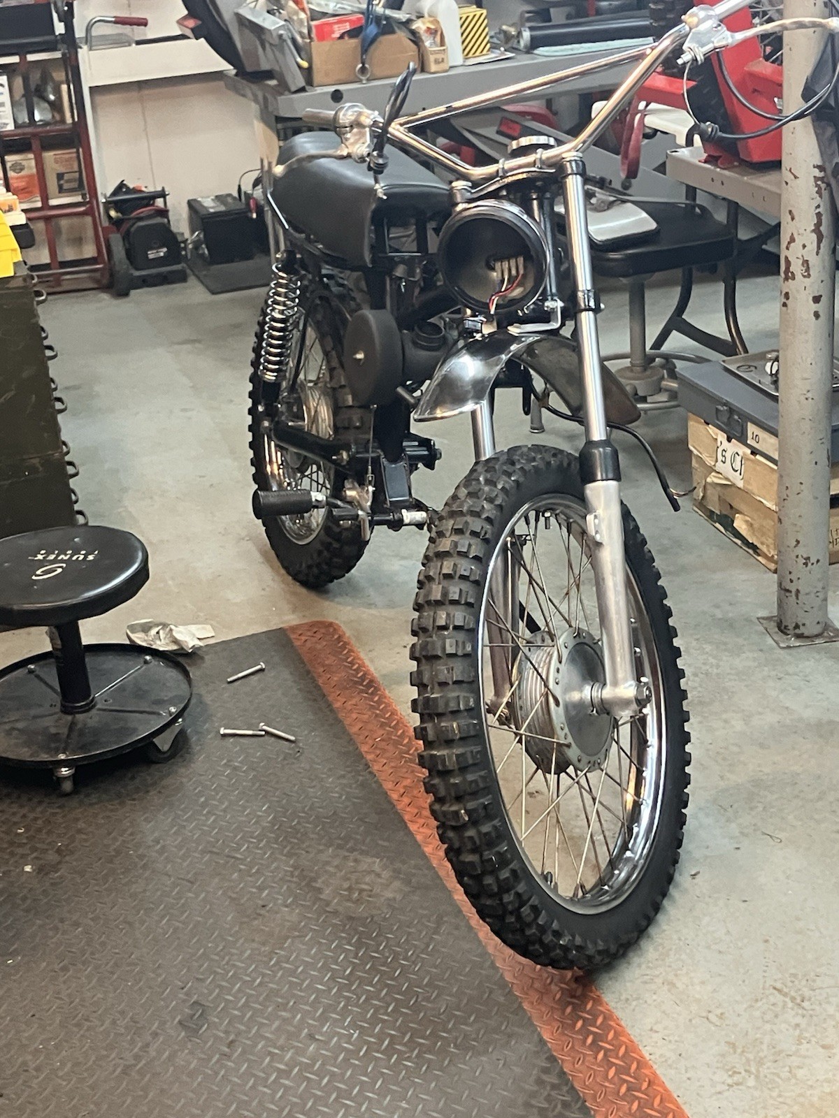 1974 Aermacchi Harley Davidson SR100 BAJA mechanical resto w/125cc conversion