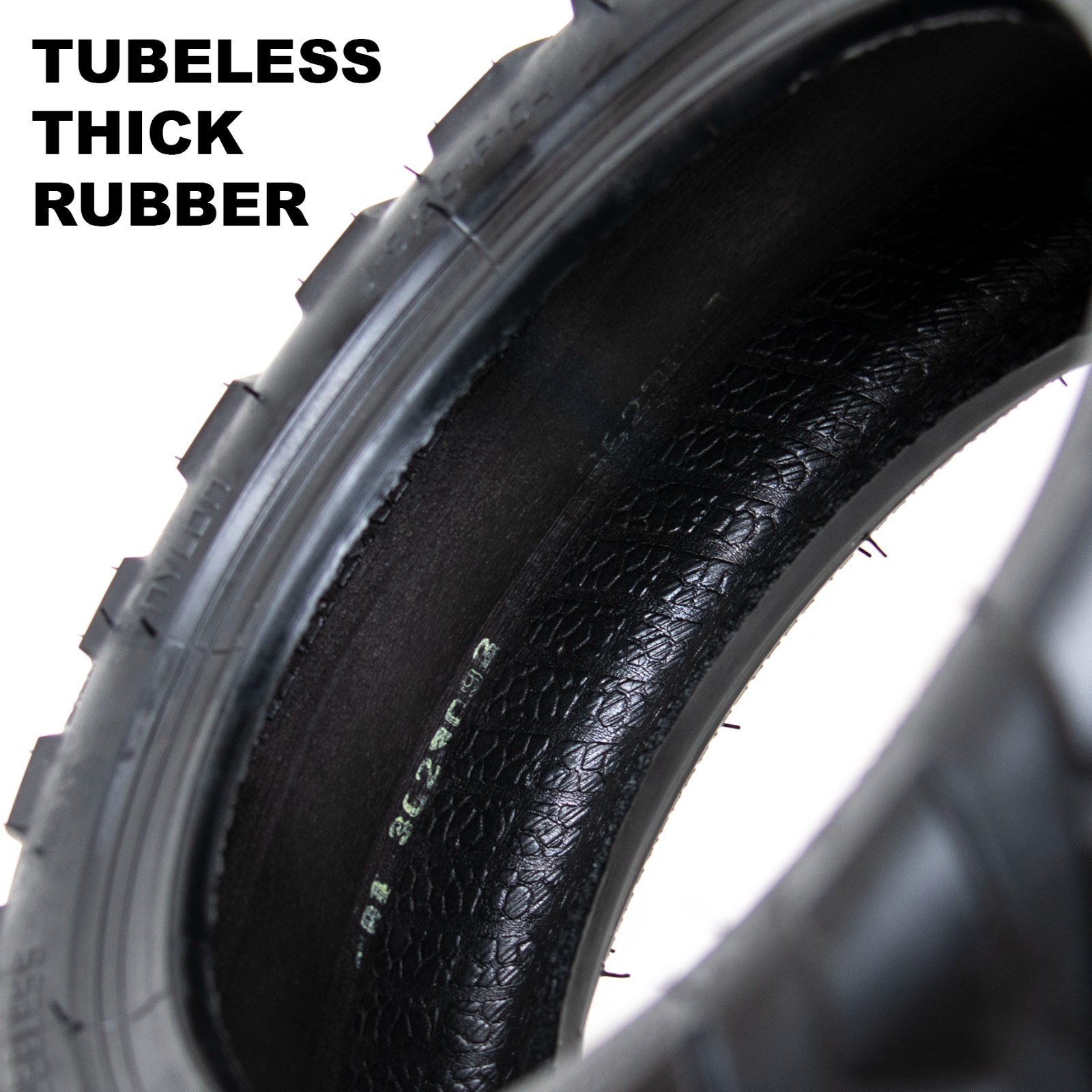 80/60-6 Tubeless Tire for Electric Scooter no tube required to install