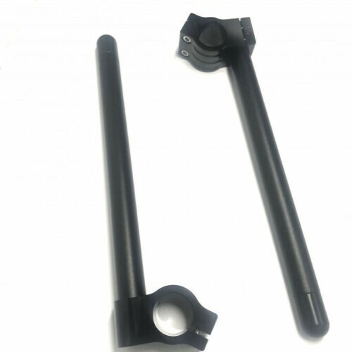 CDHPOWER Bicycle Fork 26″ Triple Tree Suspension Fork (Black) & CNC Handle Bars