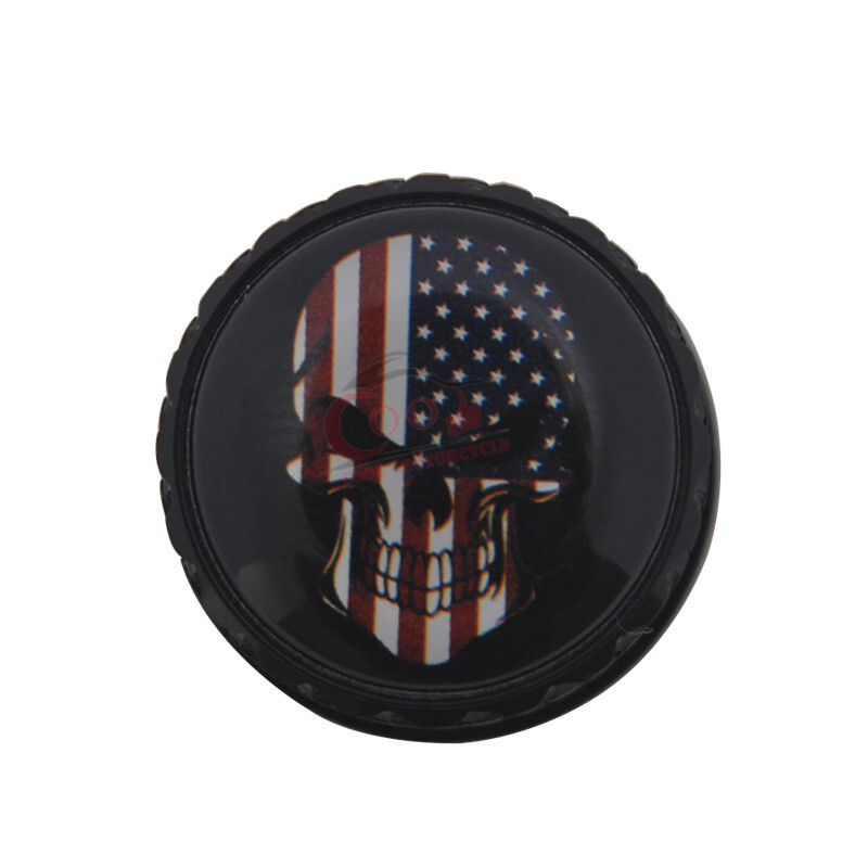1PCS Rear Fender Seat Bolt Screw Nut Skull For Harley Touring Dyna Softail King
