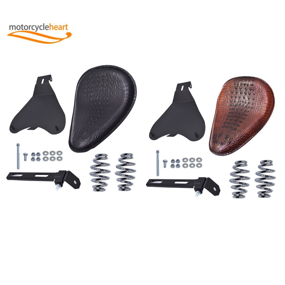 Bobber Motorcycle Solo Seat Spring Black For Honda Shadow Spirit ACE VT 1100 750