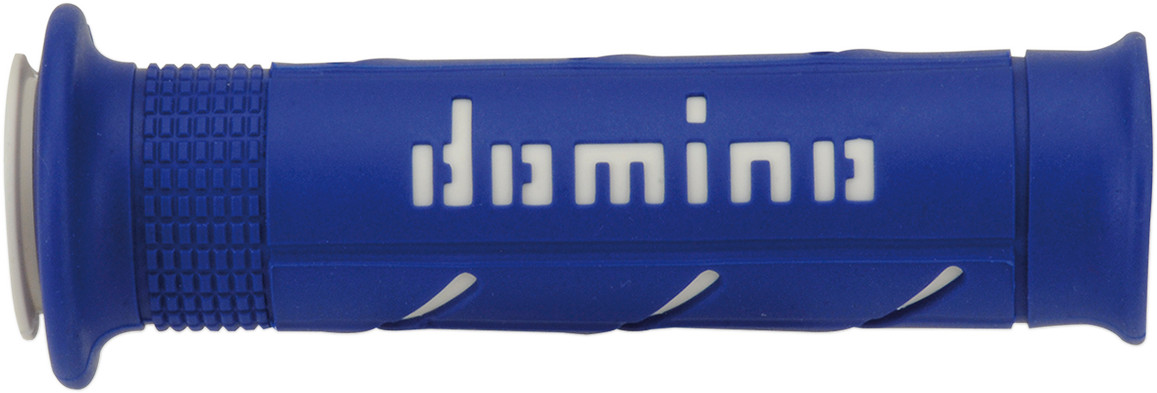 Domino XM2 Grips Blue White 125mm 7/8 Universal Sport Touring Dual Compound