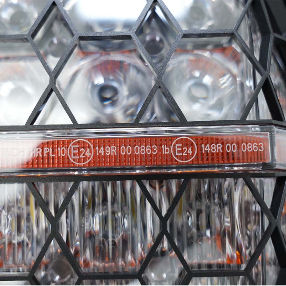 LED Dual Headlight Amber DRL,white Hi/Low beam For Harley Road Glide 2015-2023