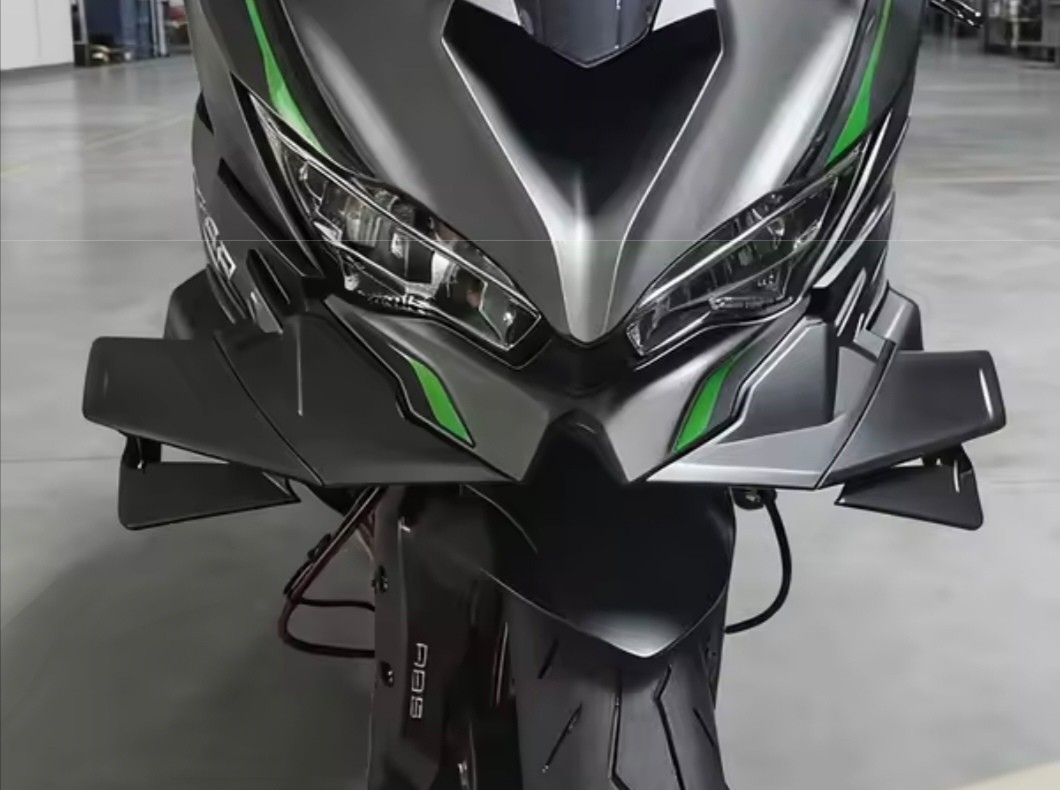 KAWASAKI ZX-4R Winglet Aerodynamic Wing Kit Spoiler Matte Black 2023-