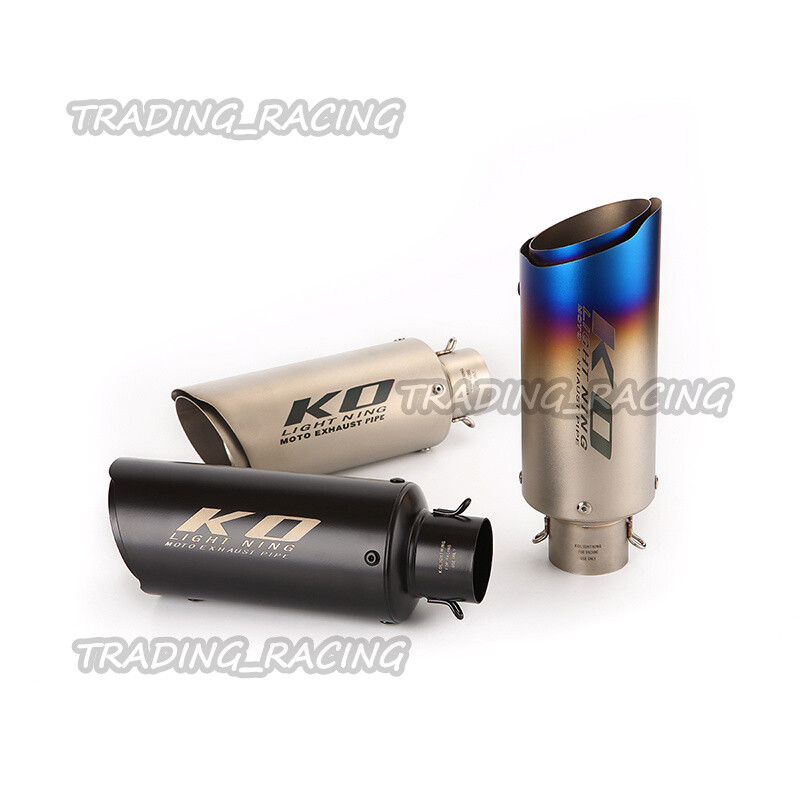 38-51mm 2.4″ Universal Exhaust Pipe DB Killer Muffler For Motorcycle ATV Scooter
