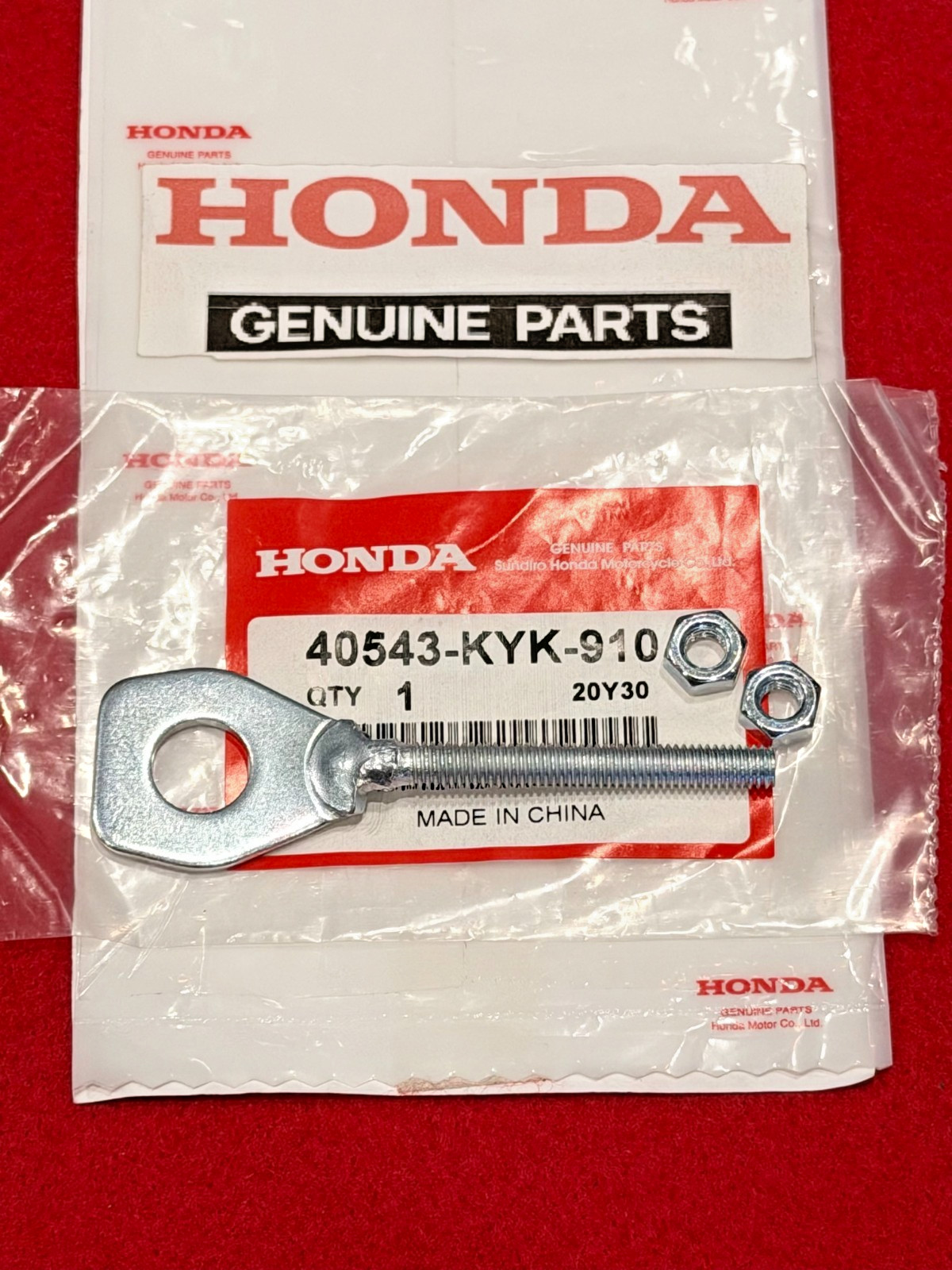 Honda OEM Chain Adjuster CRF110F 2013-2024 40543-KYK-910