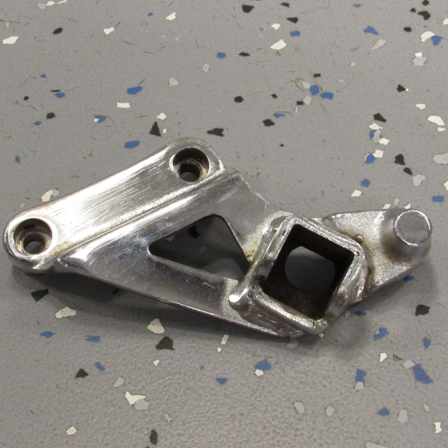 1987 CMX450 LEFT Side Front Driver Foot Peg BRACKET ’87 Rebel 450 Rider Step