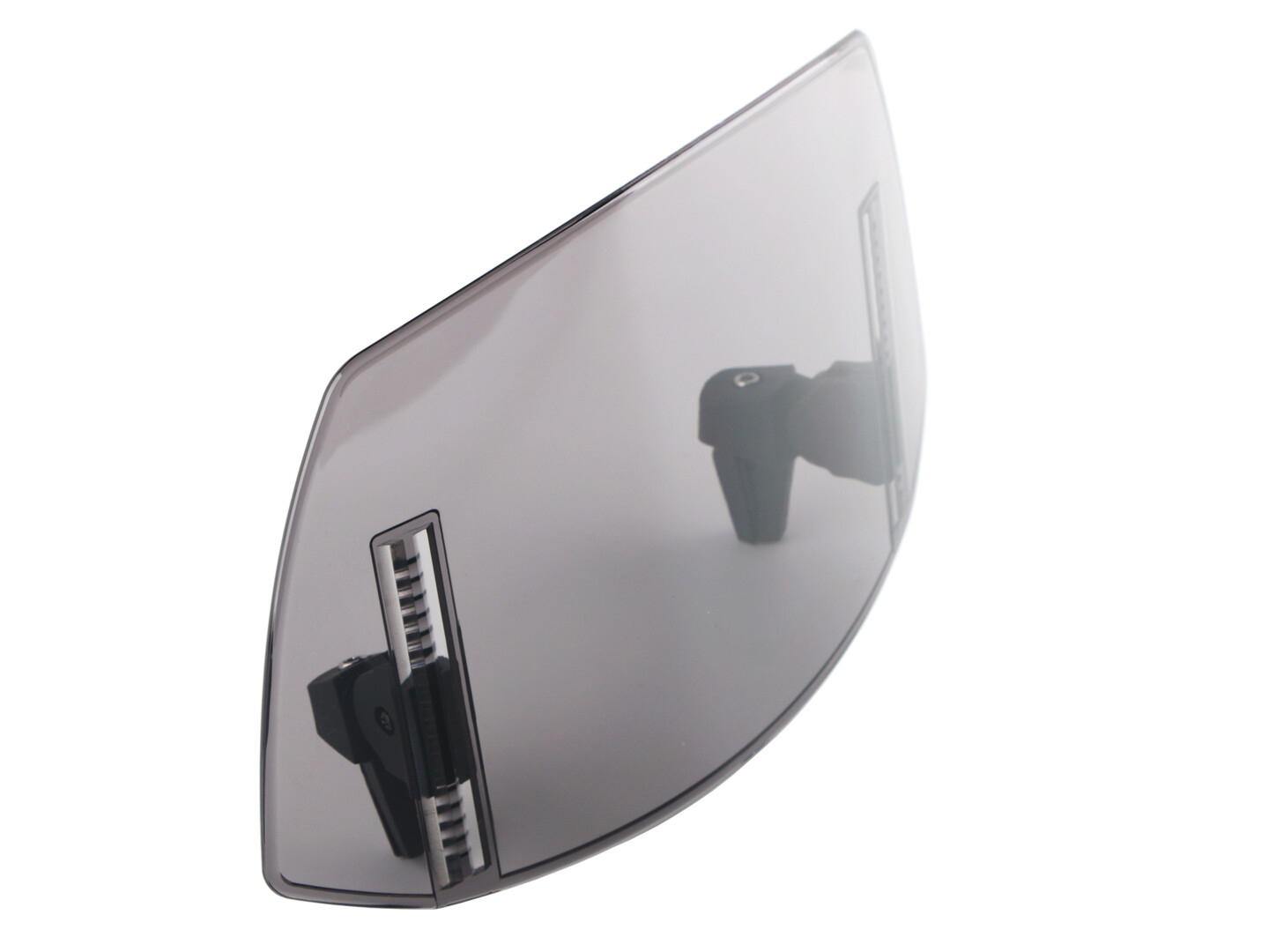 Motorcycle Clip On Windshield Wind Screen Deflector Extension Spoiler Smoked